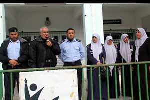 شرطة جباليا النزلة تنظم لقاء توعوياً إرشادياً