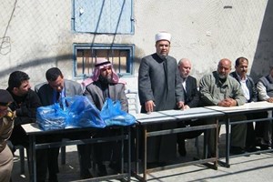 مفتي خانيونس  يتفقد إصلاح وتأهيل المحافظة