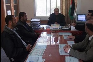 توجيه رفح يزور مدرسة بئر السبع (ب) للبنين