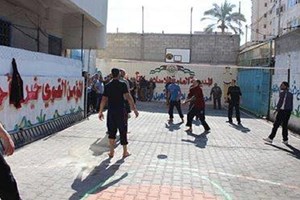 افتتاح "دوري رياضي" لنزلاء الكتيبة
