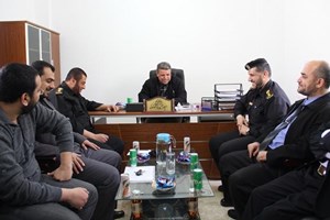 المراقب العام يتفقد الشؤون العسكرية ويشيد بأدائها