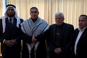 حقوق الإنسان بالداخلية تزور كنيسة دير اللاتين بغزة