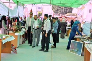 افتتاح معرض التراث الفلسطيني بذكرى يوم الأرض