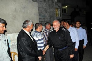 شرطة جباليا النزلة تزور عائلة الشندغلي