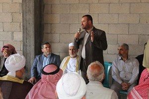 وزير الداخلية يعزي عائلة الصراف "الأسطل"