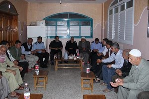 شرطة جباليا النزلة تزور عائلة حمودة