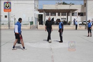 شرطة الوسطى تُطلق بطولة الأسرى لكرة القدم