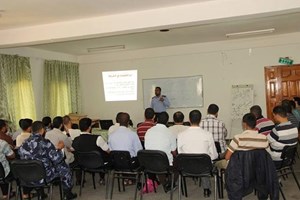 افتتاح دورة فن الإشارة والتخاطب اللاسلكي للشرطة 