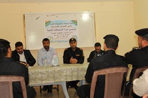 تخريج دورة إسعافات أولية للأمن والحماية 