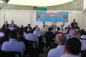 وزير الداخلية يفتتح نظارة مركز دير البلح