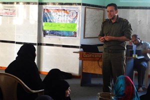 محاضرة تثقيفية حول مرض النكاف للخدمات الطبية برفح