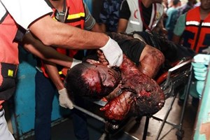 3 شهداء في قصف متنزه المحطة شرق غزة