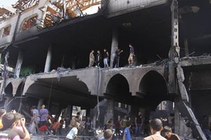 صور: المركز التجاري برفح .. أثر بعد عين