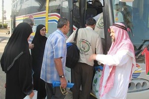 مغادرة الدفعة الثالثة من حجاج غزة عبر معبر رفح