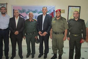 قيادة الأمن العام تُشارك المستشفى الأردني باستقبال طاقمها الجديد