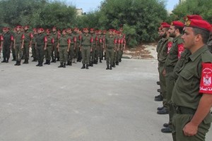 الشرطة العسكرية تُنظم طابور أركان