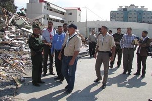 صور.. قيادة الأمن العام تستقبل الوفد الطبي التونسي بغزة