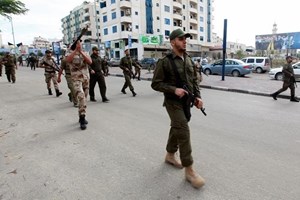 بالصـــور.. مســـير عســـكري لقــــــوات الأمــــــن الوطـــــني