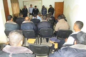 توجيه رفح يفتتح دورة فن التعامل مع الجمهور لشرطة المرور