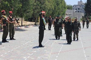 قائد قوات الأمن العام يتفقد عدد من المواقع في القطاع