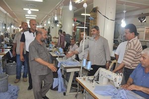 أبو ماضي يتفقد مقر مديرية الإمداد والتجهيز ويشيد بأدائها