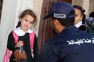 انتشار شرطة الخيالة لأمن وسلامة طلبة المدارس