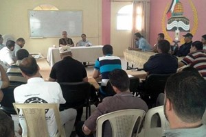 توجيه خانيونس ينظم عدة محاضرات للأجهزة الأمنية