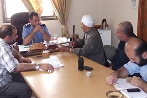 العقيد الدهشان يلتقي بالمواطنين في مركز شرطة الزيتون  