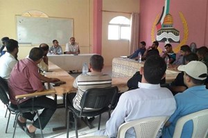 توجيه خانيونس ينظم محاضرة أمنية وأخرى إيمانية للأجهزة الأمنية