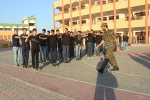 وفد من الداخلية والتعليم يتفقد مدارس غرب غزة والوسطى