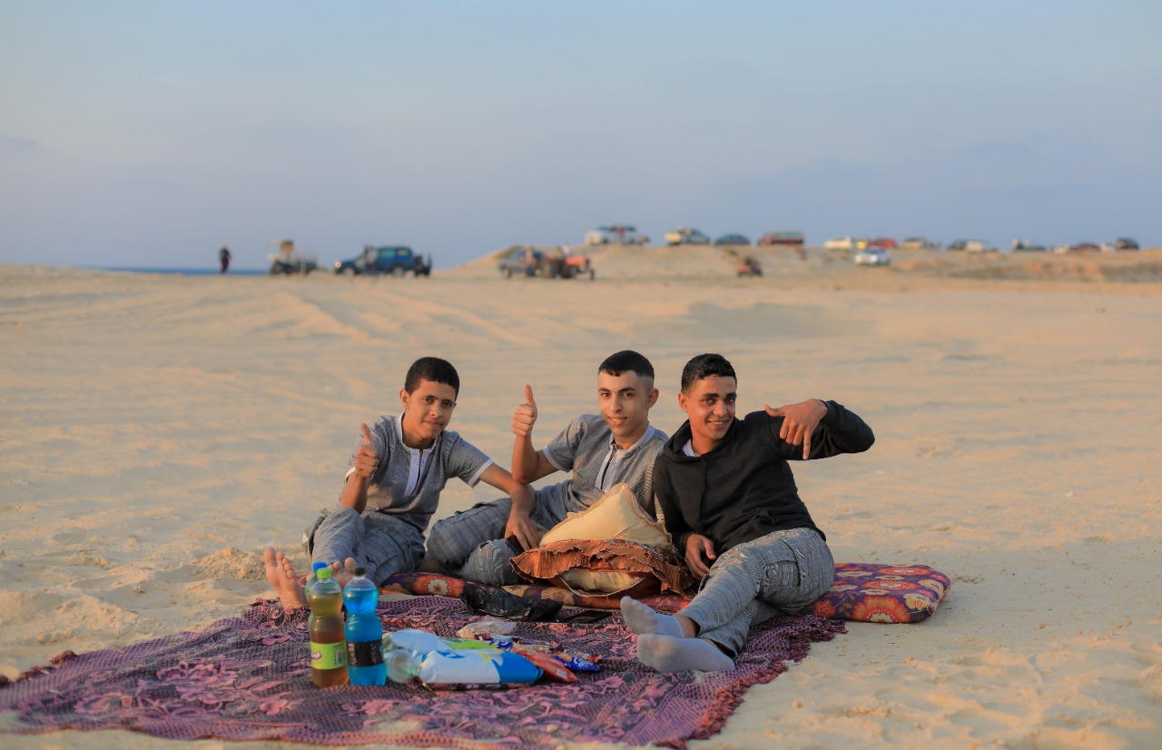 أجواء قضاء المواطنين في غزة الإجازة الأسبوعية مساء الجمعة 28 أكتوبر 2022