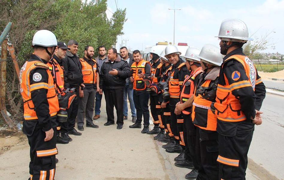 وزارة الداخلية تؤمن وتسهل حركة الجماهير في مسيرات العودة	