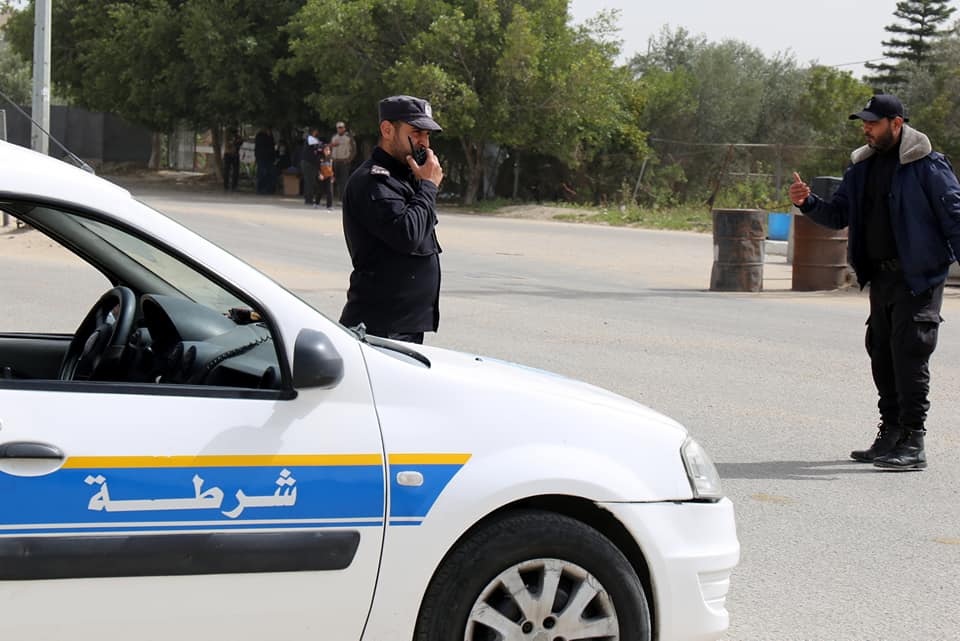 أجهزة الداخلية تُساند جماهير شعبنا المشاركة في مليونية الأرض والعودة