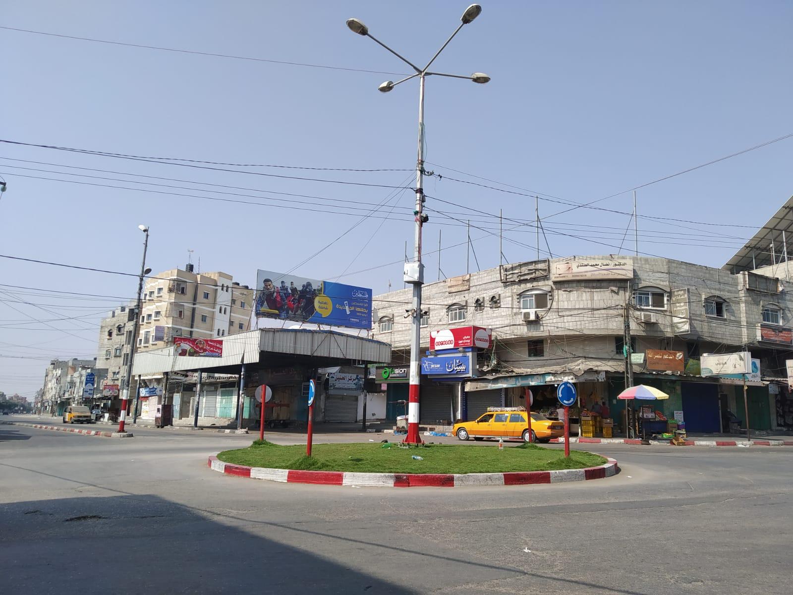 سريان حظر التجول بغزة لليوم الحادي عشر لمواجهة "كورونا"