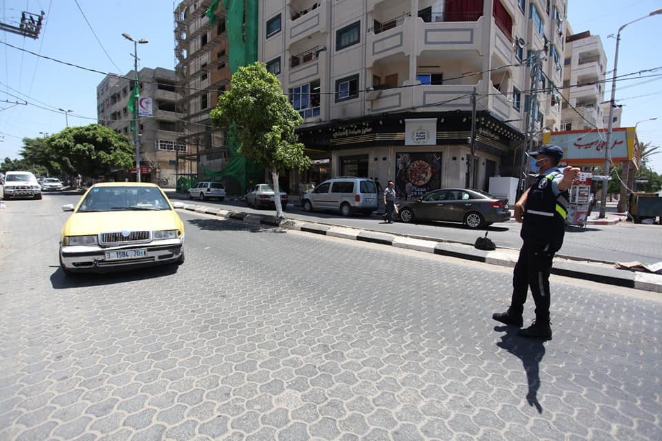 المناورة التدريبية المشتركة لمحاكاة وقوع إصابة بفيروس كورونا في حي مكتظ