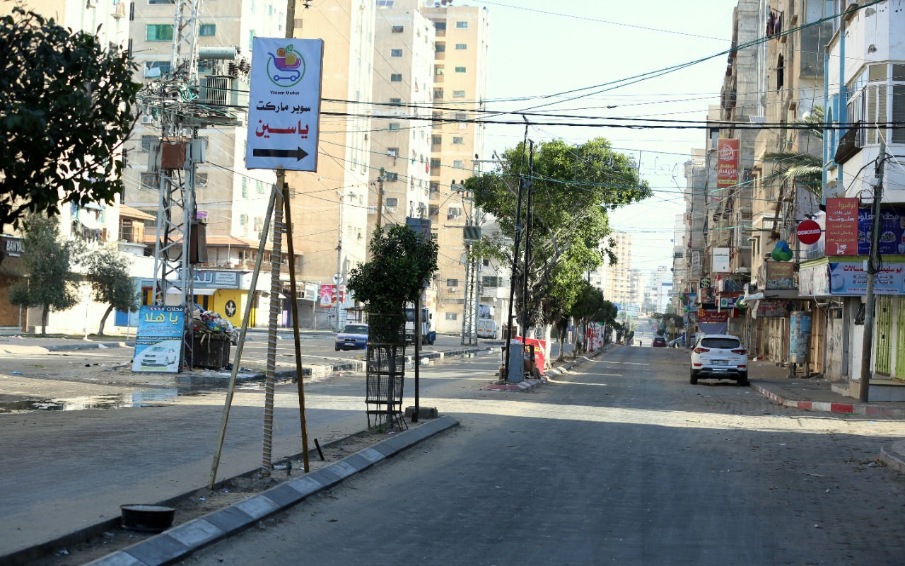  استمرار الإغلاق الكلي بغزة "الجمعة والسبت" للأسبوع الخامس
