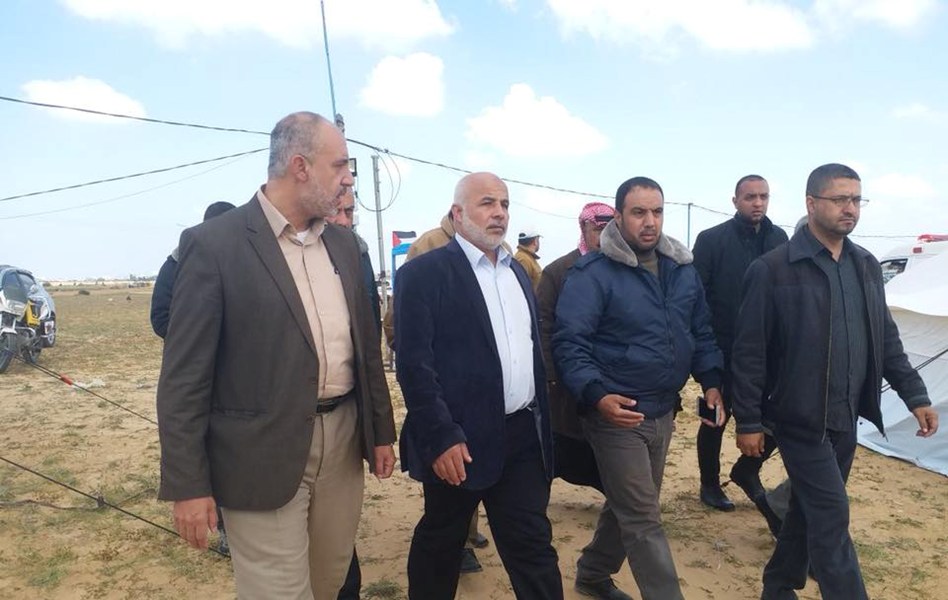 وزارة الداخلية تؤمن وتسهل حركة الجماهير في مسيرات العودة	