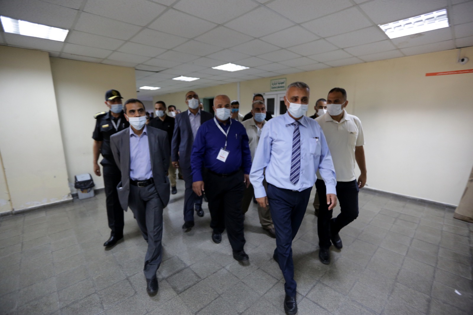 المناورة التدريبية المشتركة لمحاكاة وقوع إصابة بفيروس كورونا في حي مكتظ