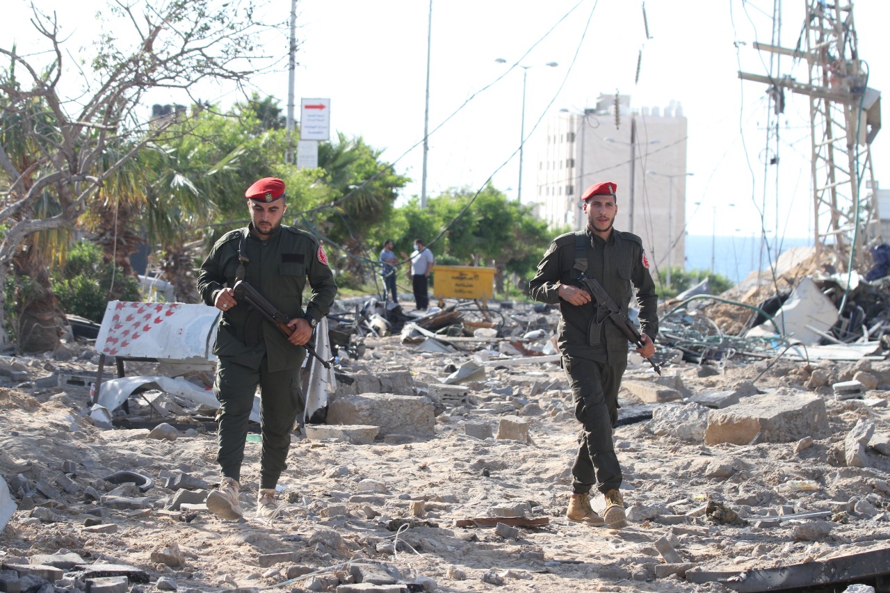 إعادة انتشار الأجهزة الشرطية والأمنية بمحافظات قطاع غزة