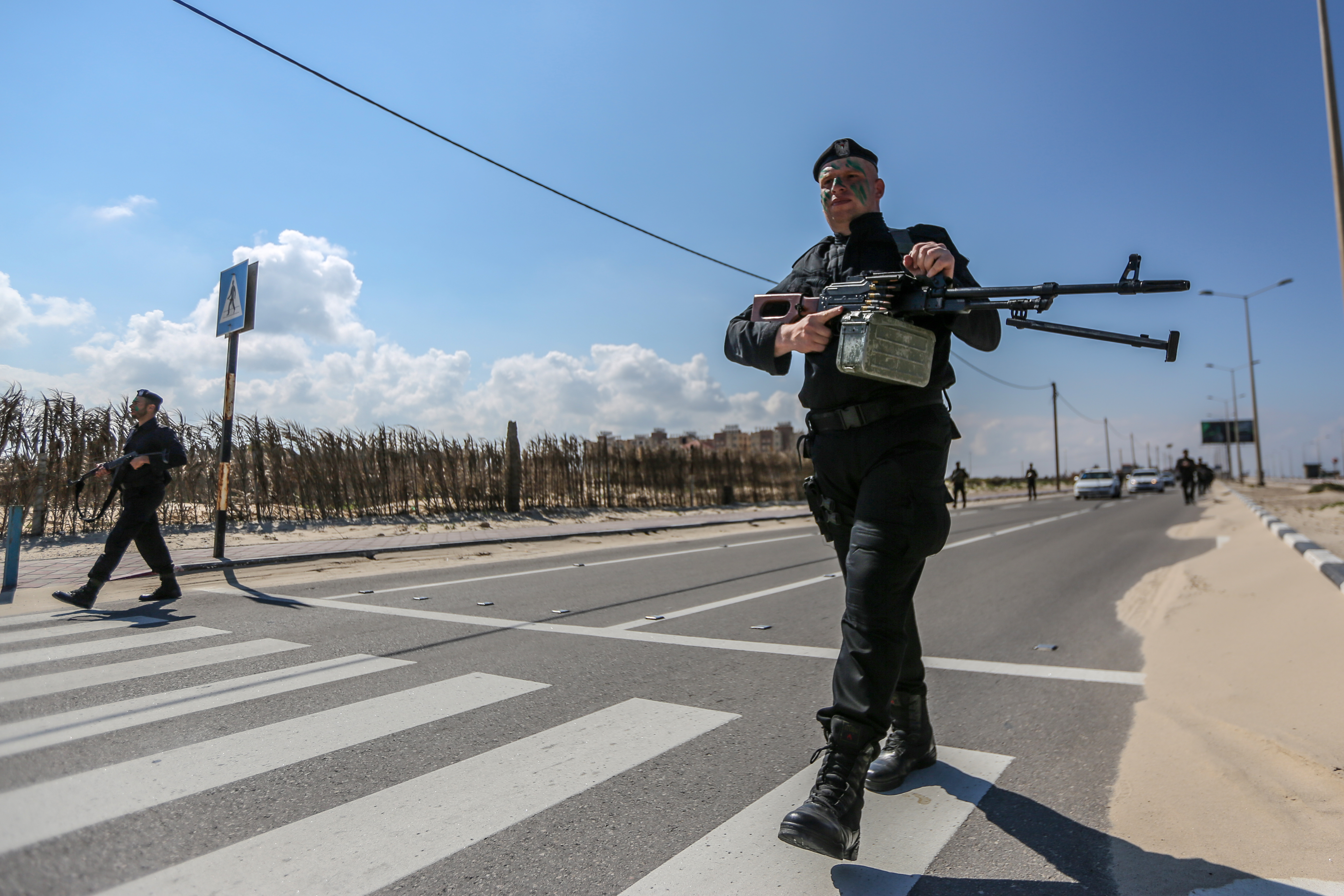مسير عسكري لسرية الخاصة والمستجدين بمديرية التدريب