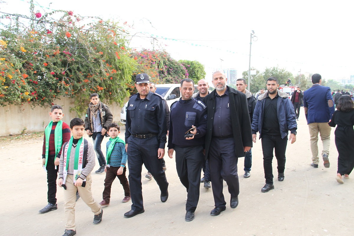 الداخلية تؤمن مهرجان انطلاقة حركة حماس