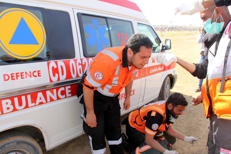 عمل الأجهزة الأمنية في الجمعة الثانية من فعاليات "مسيرات العودة"