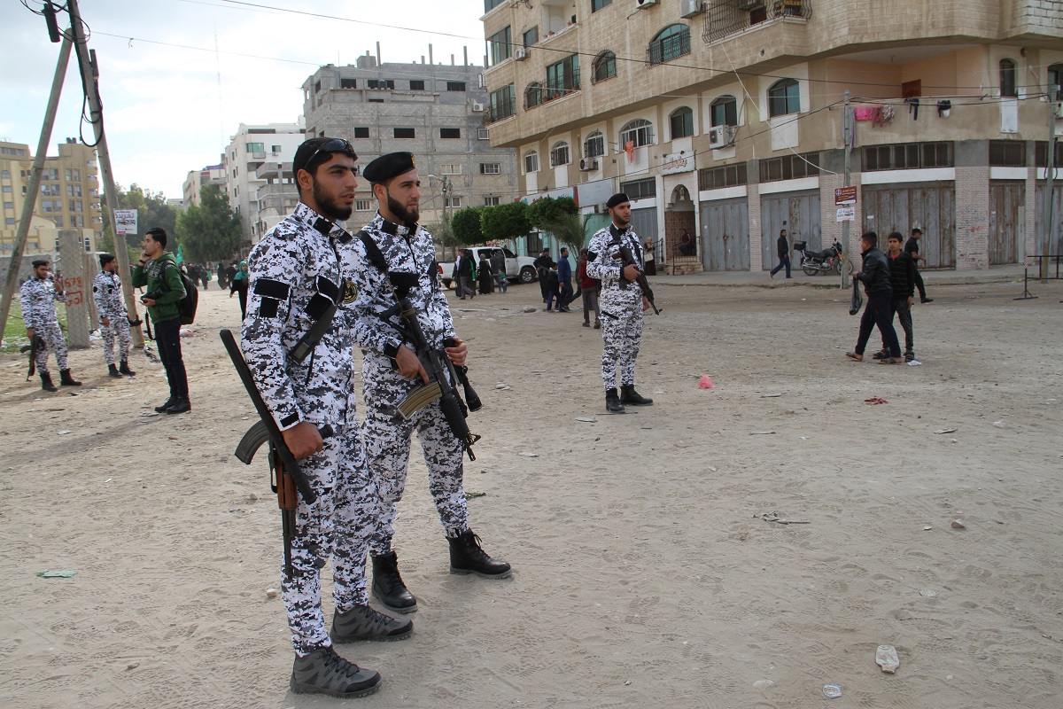 الداخلية تؤمن مهرجان انطلاقة حركة حماس