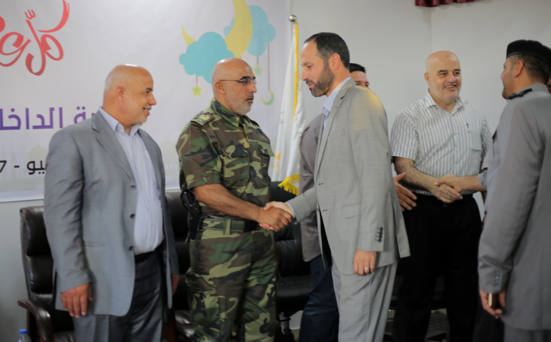 قيادة الداخلية تستقبل معايدة الأجهزة الأمنية والإدارات المركزية