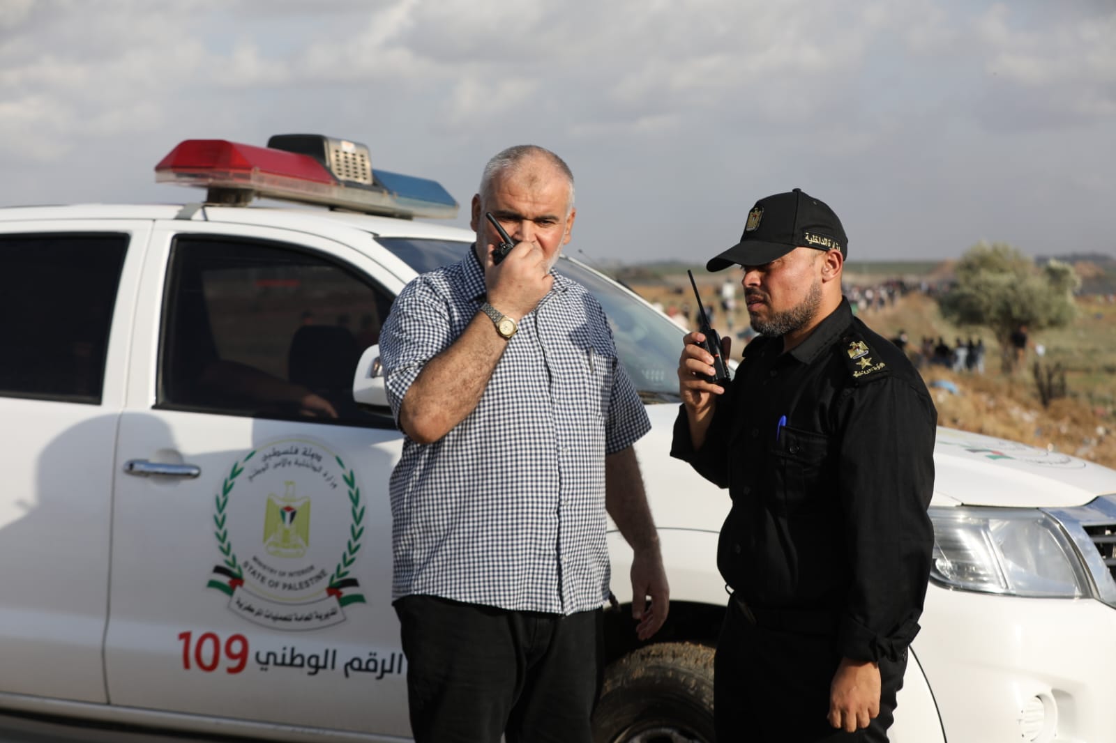 "أجهزة الداخلية" تساند المشاركين بالمهرجان الخطابي شرق غزة