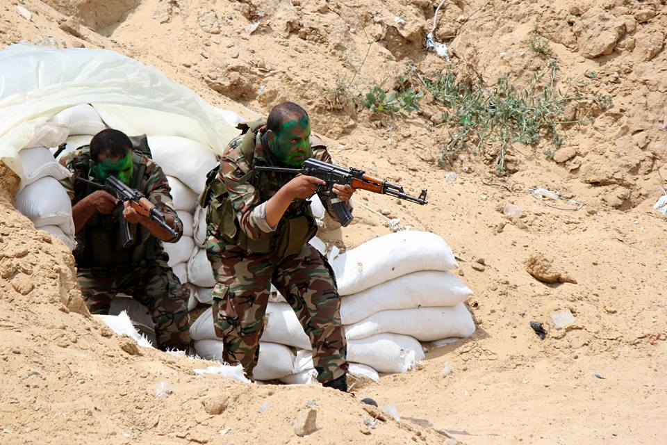 تدريبات دورة قادة السرايا الرابعة بقوات الأمن الوطني