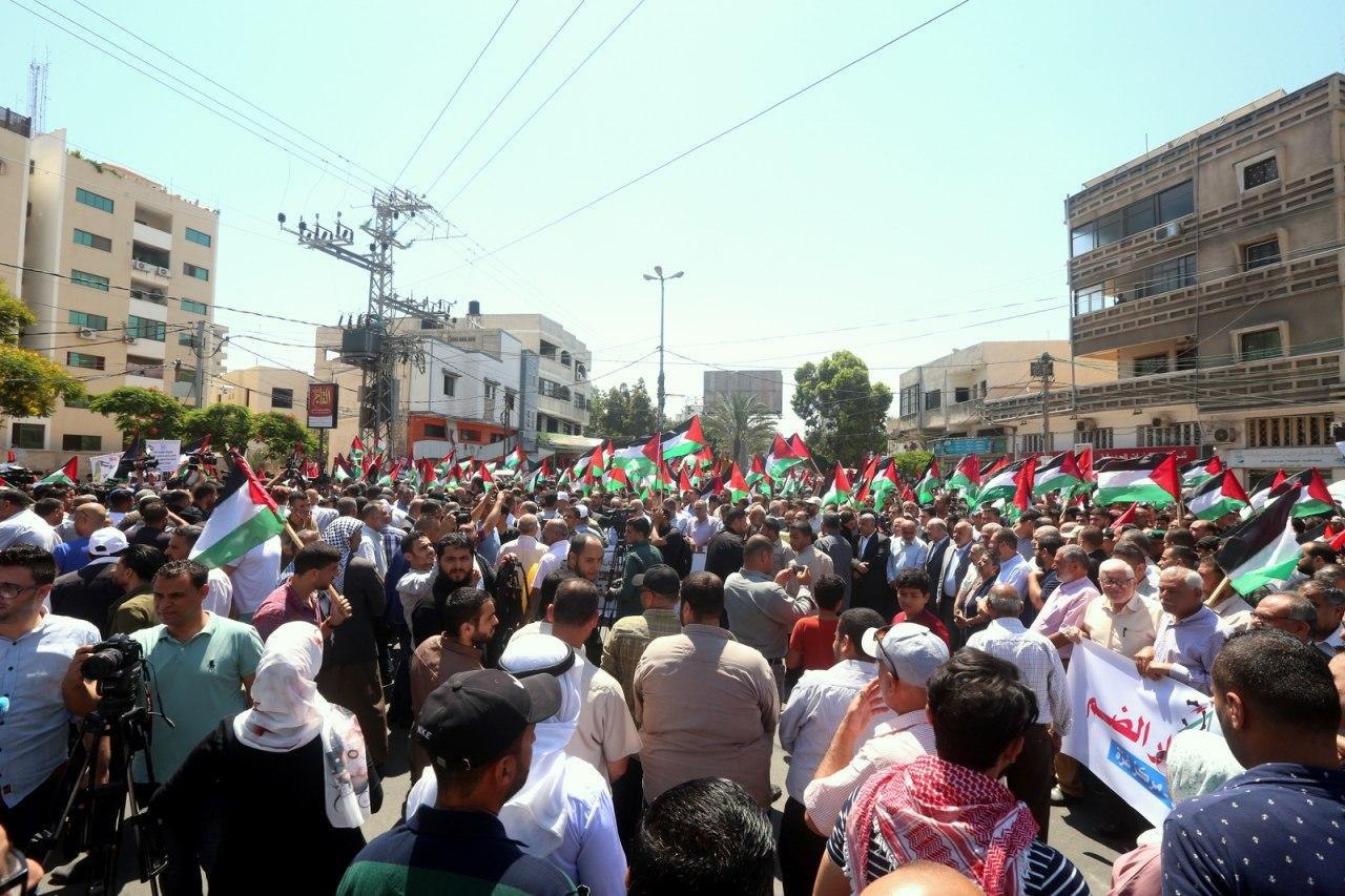 "الداخلية" تُؤمن الفعالية الوطنية الرافضة لـ "مخطط الضم" 