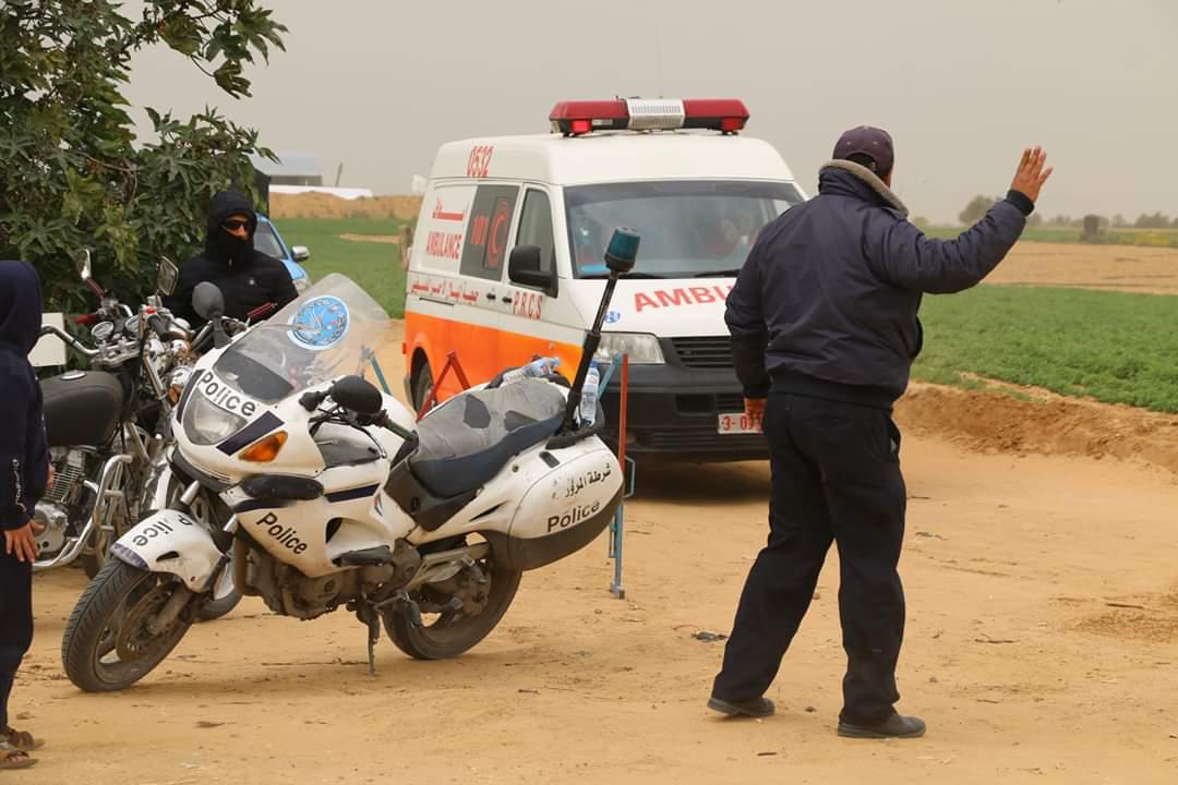 أجهزة الداخلية تُساند جماهير شعبنا المشاركة في مليونية الأرض والعودة