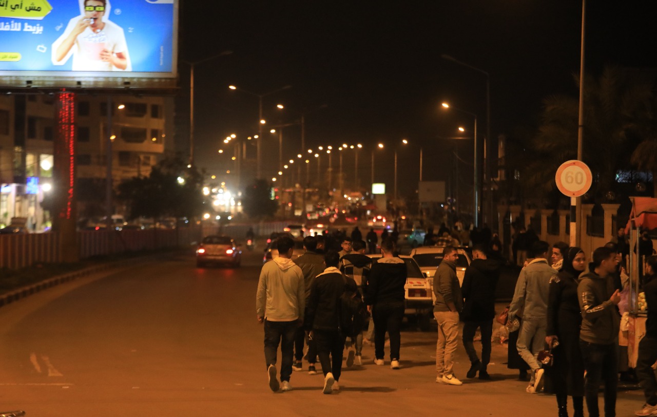 أجواء استقبال المواطنين في غزة للعام الجديد 2023