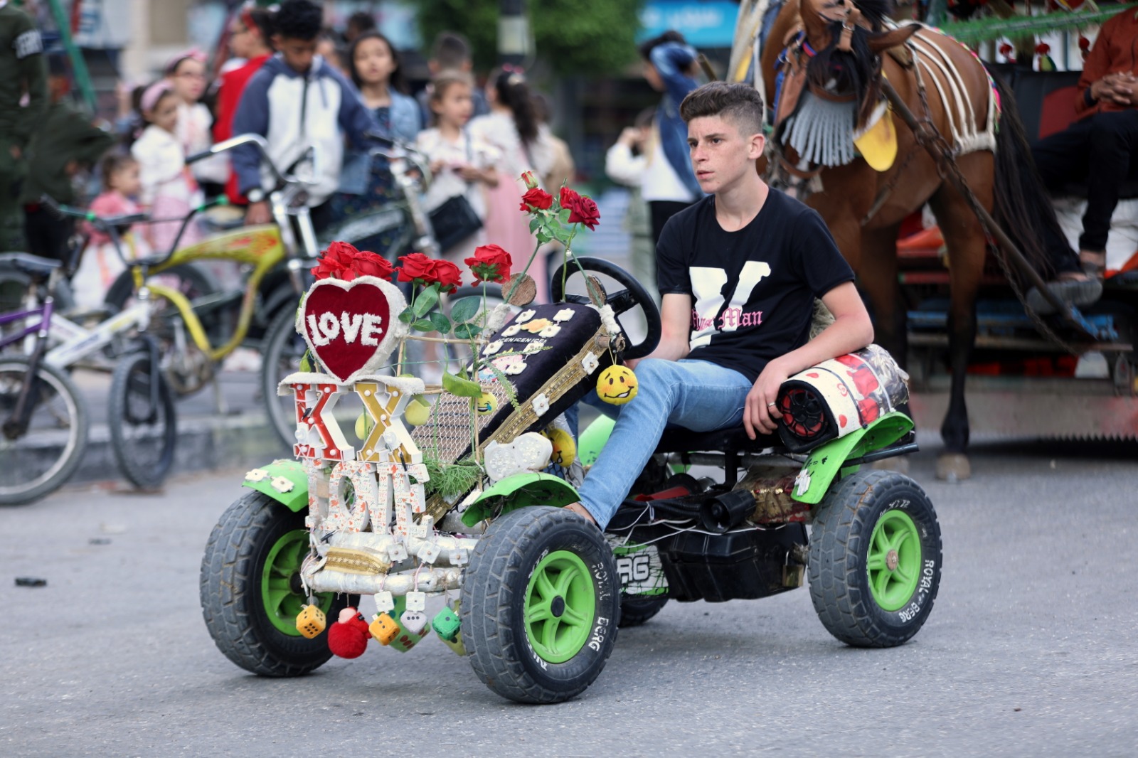 أجواء العيد بمحافظات قطاع غزة في ثالث أيام عيد الفطر المبارك